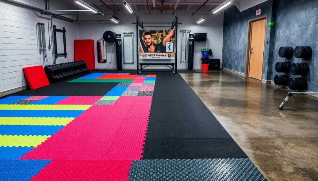 garage gym flooring