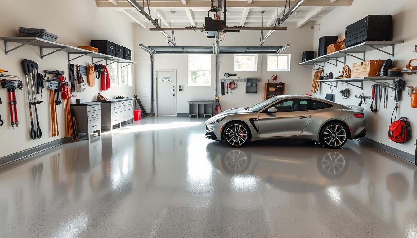 how much does it cost to epoxy 2 car garage