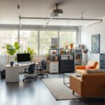 how to convert a garage into an office