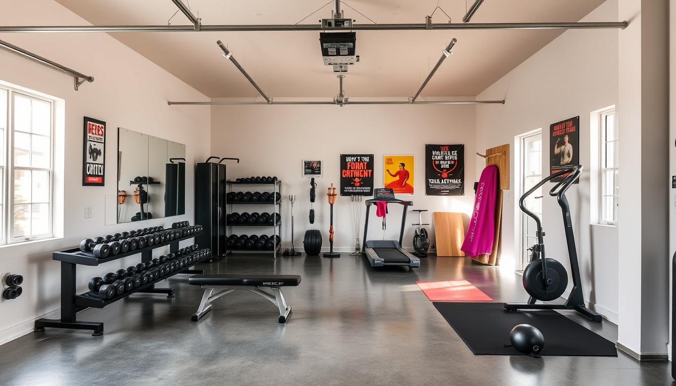 how to turn garage into gym