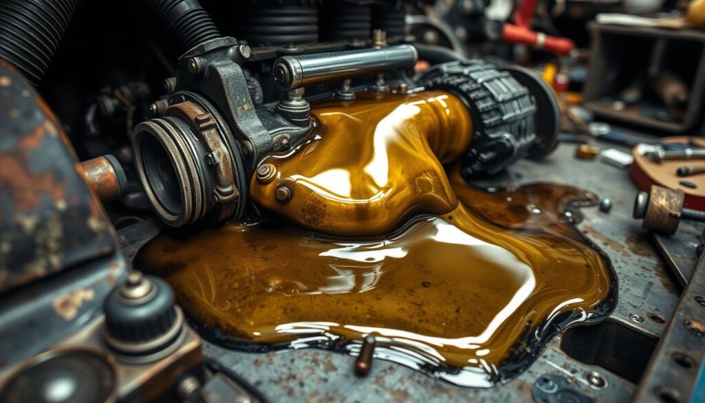 long-term effects of too much oil in car