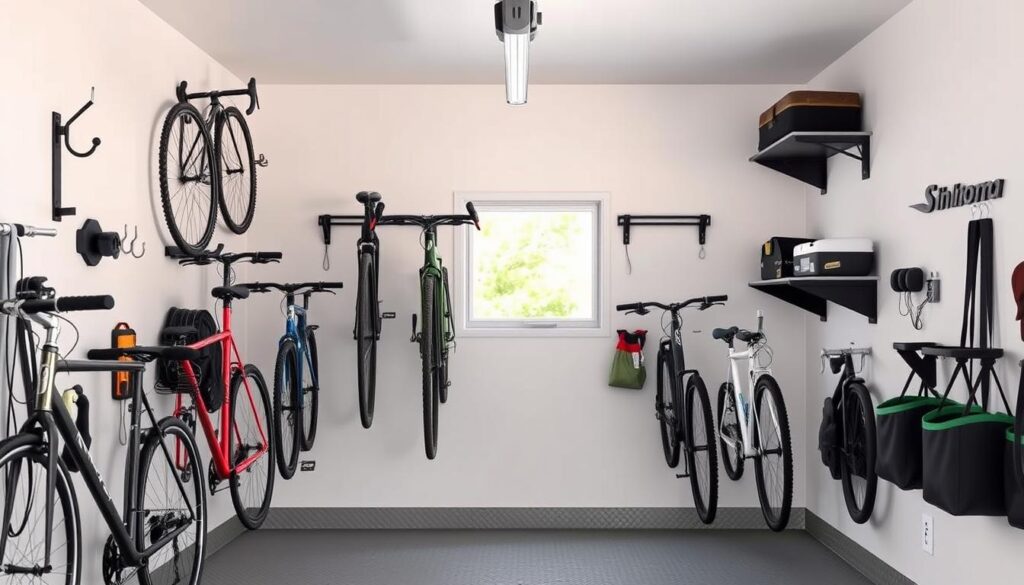 space-saving bike storage garage