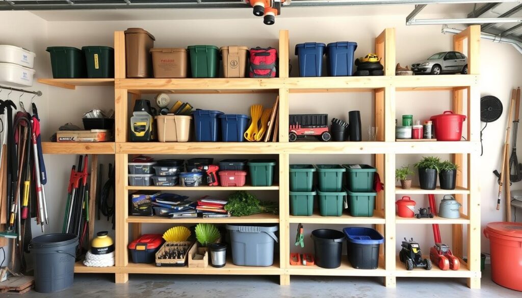 2x4 garage shelving