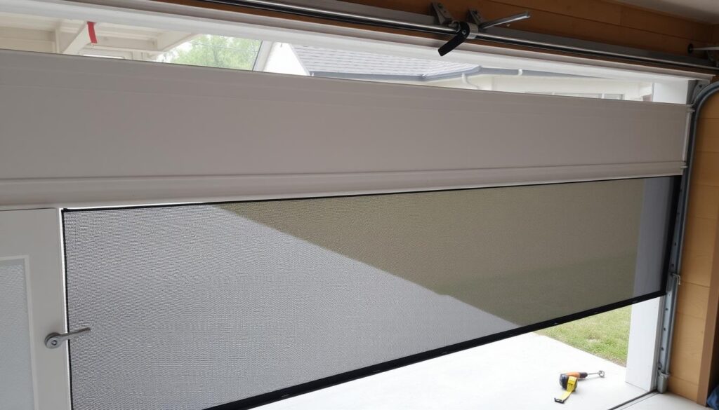 Garage Door Bottom Screen Installation