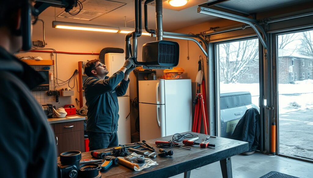 Garage Heater Kit Installation