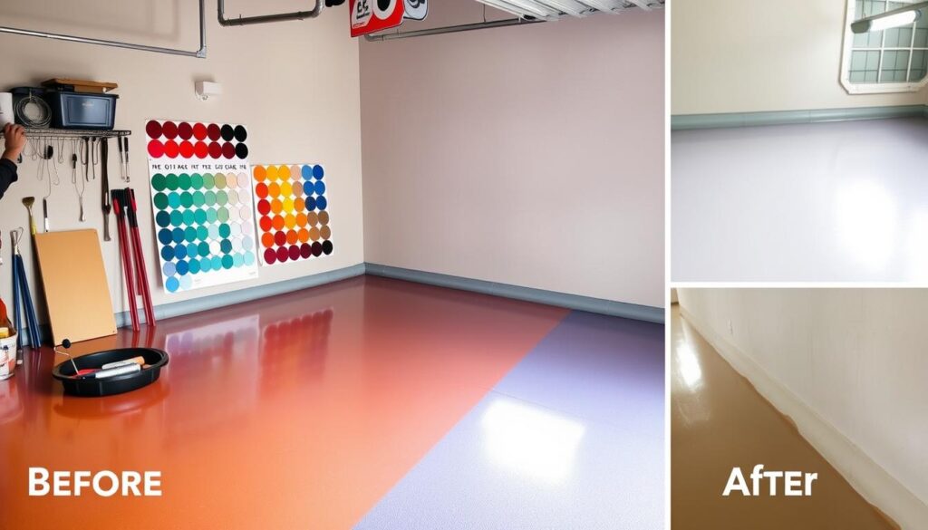 How to apply garage floor paint