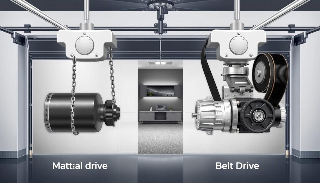 chain and belt drive garage door openers