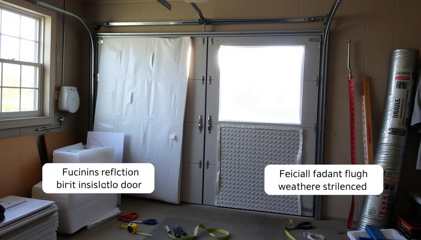 diy insulate garage door