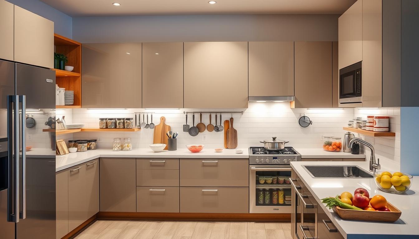 garage cabinets in kitchen