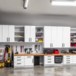 garage cabinets wall