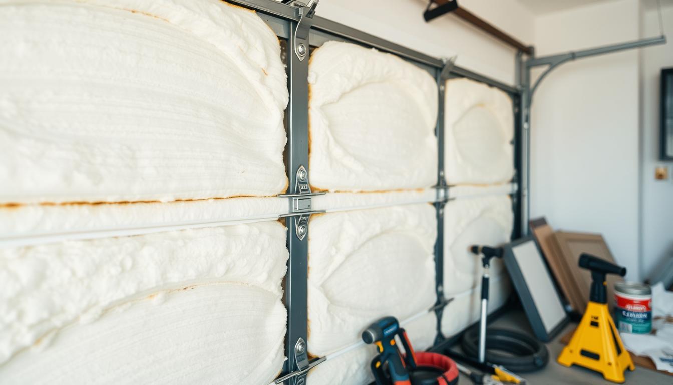 garage door insulation foam