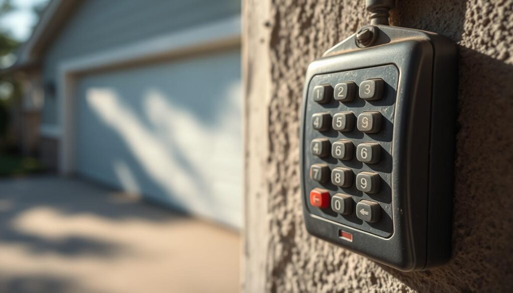 garage door keypad not working