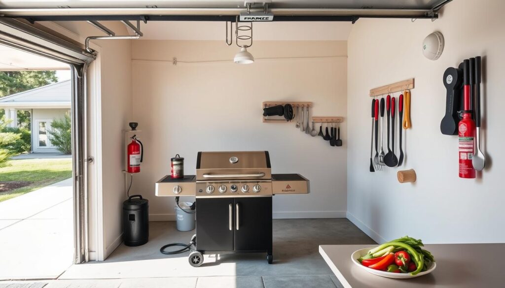 garage grilling safety