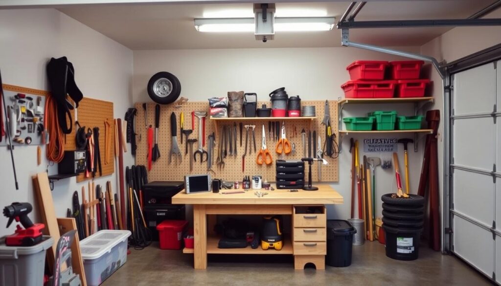 garage workshop bench ideas