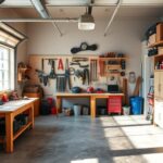 how to build a garage bench