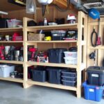 how to build garage shelving with 2x4