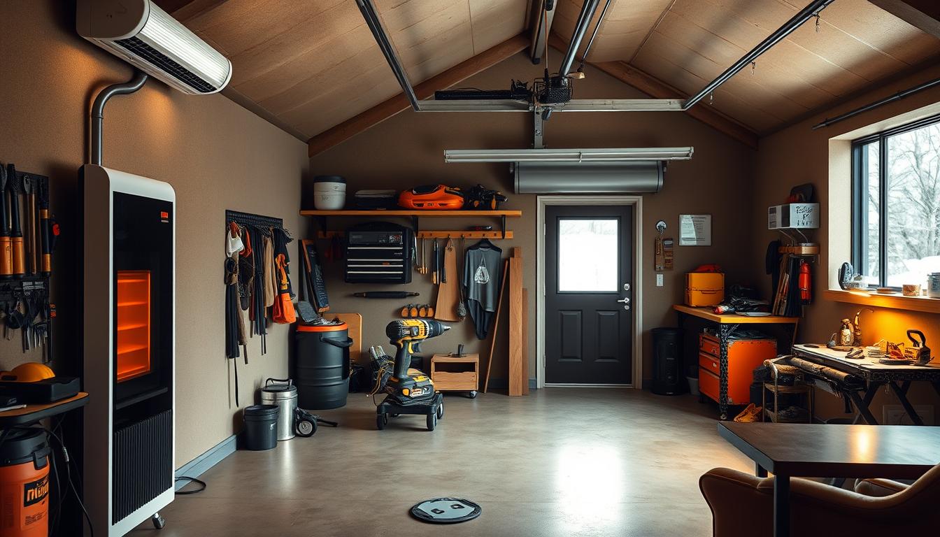 how to heat a garage