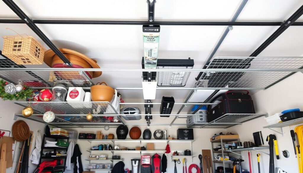 How to install garage ceiling storage