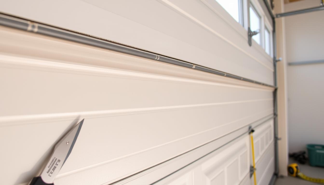 how to install weather stripping on garage door