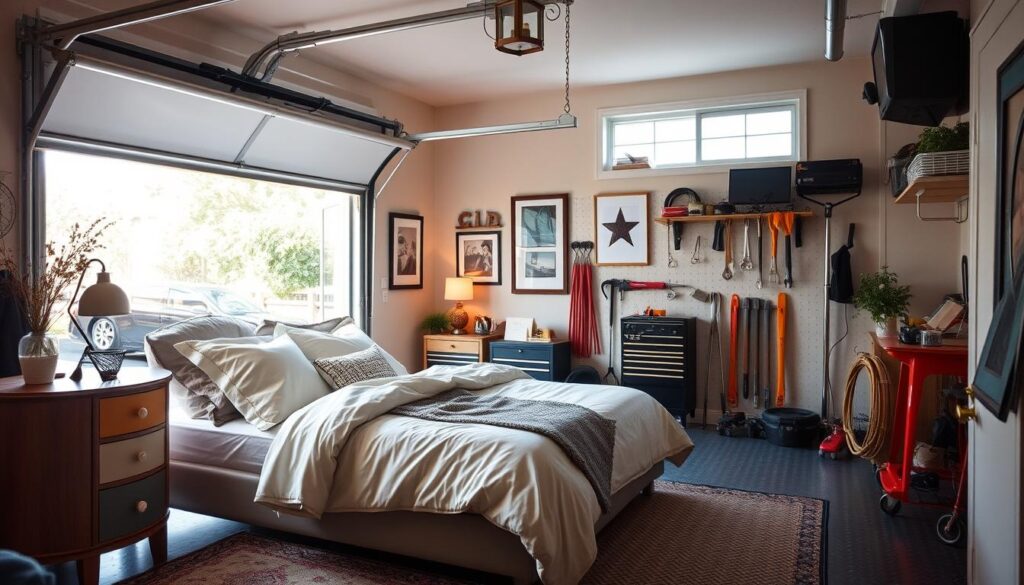 make garage a bedroom