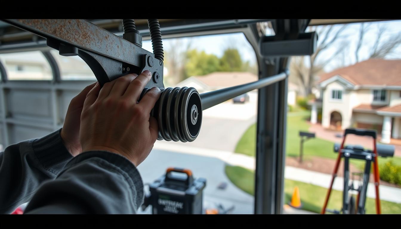 replace garage door spring