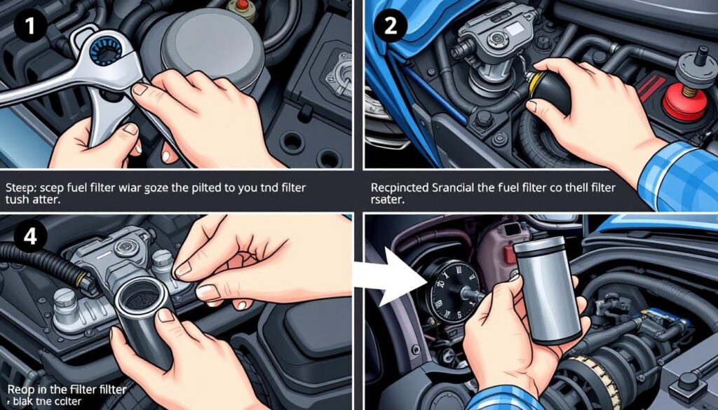 step-by-step fuel filter replacement