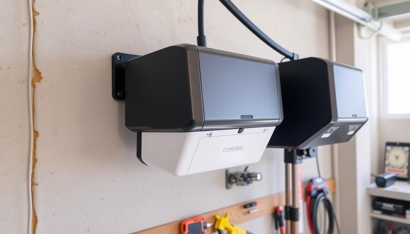 Wall mount garage door opener