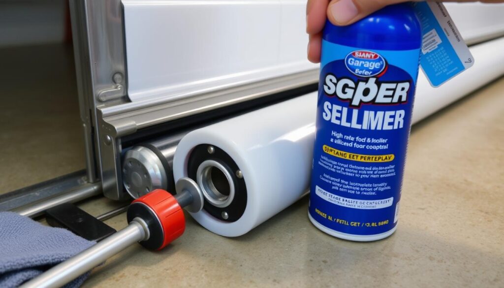 best lubrication for garage door rollers