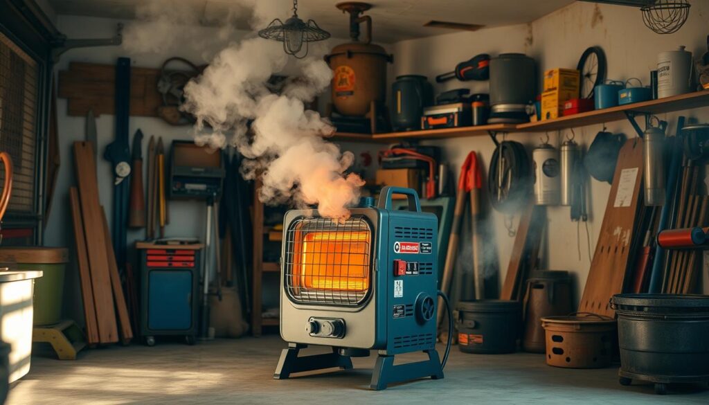 chinese diesel heater in garage