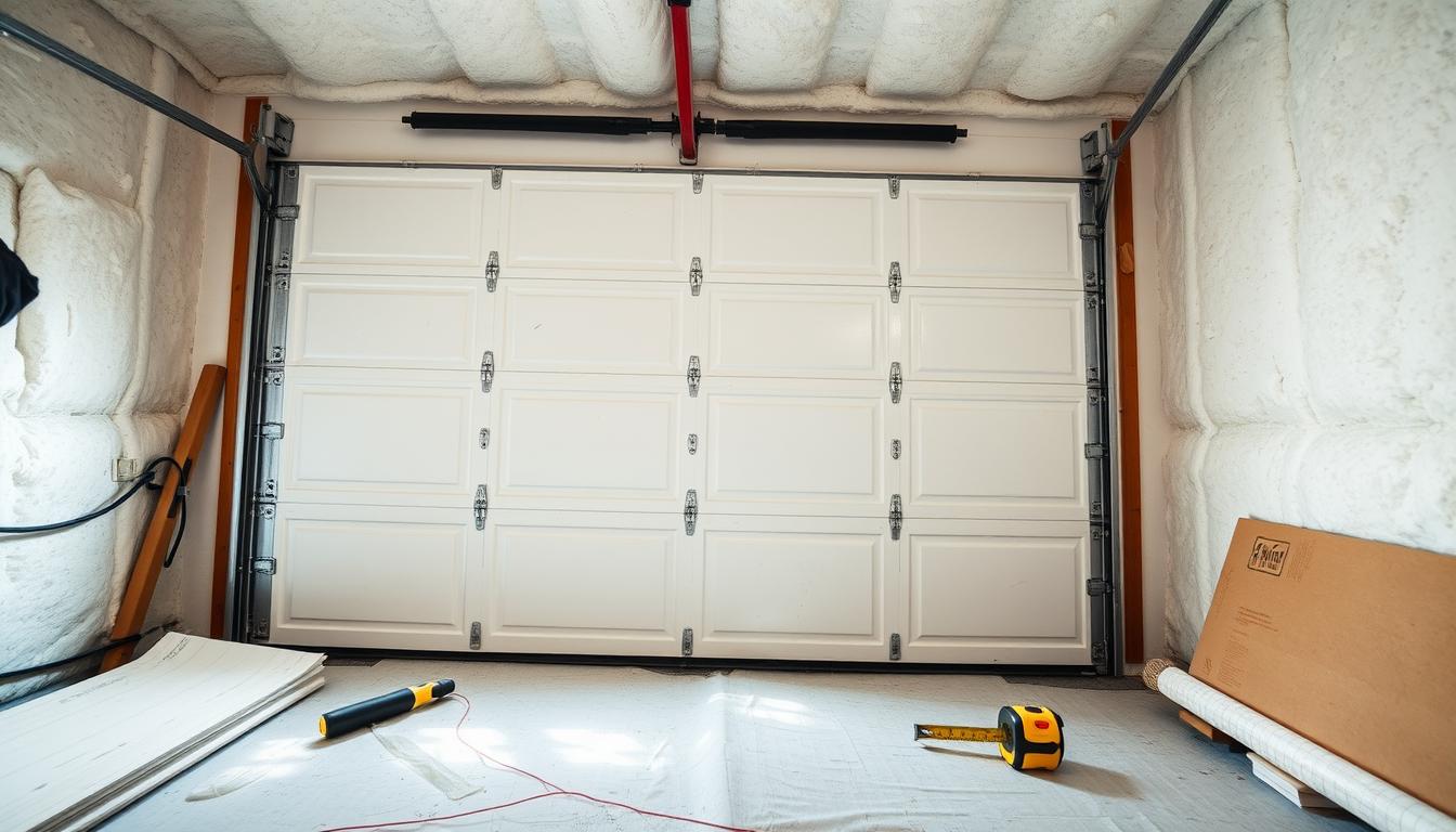 do it yourself garage door insulation