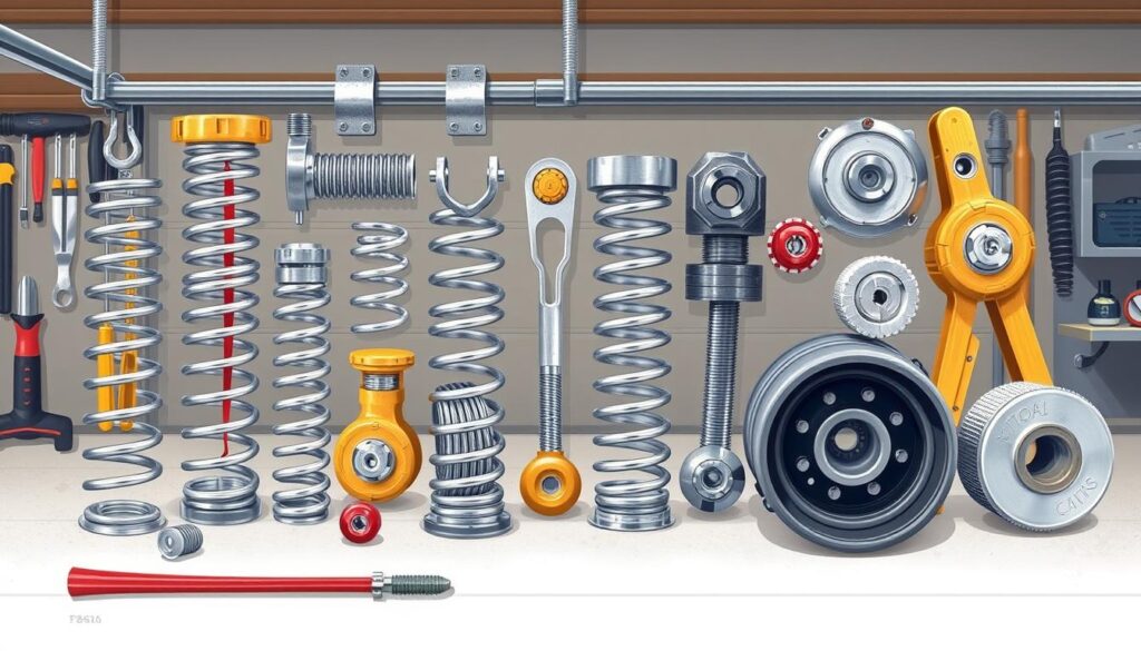 garage door repair cost components