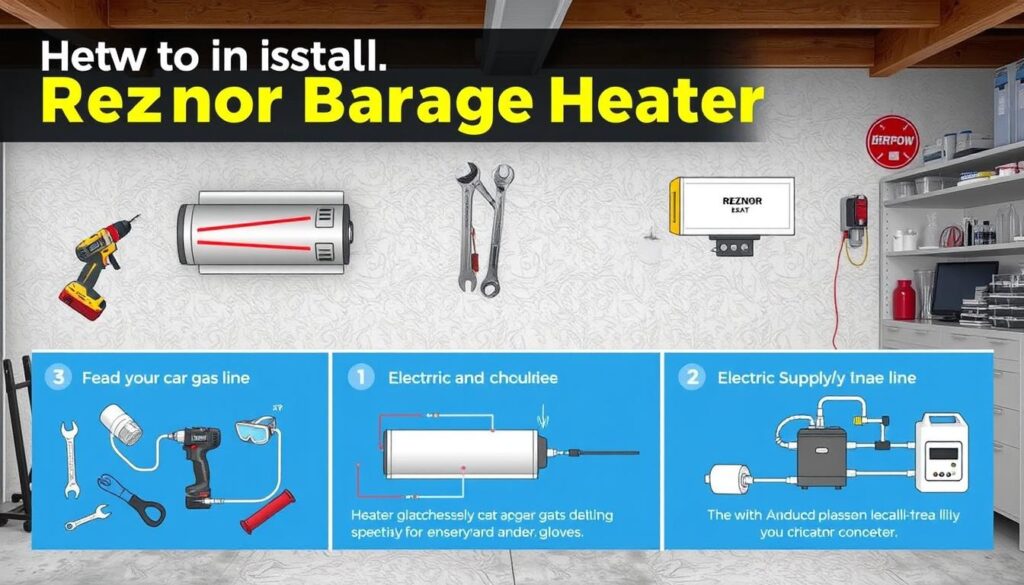 how to install a reznor garage heater