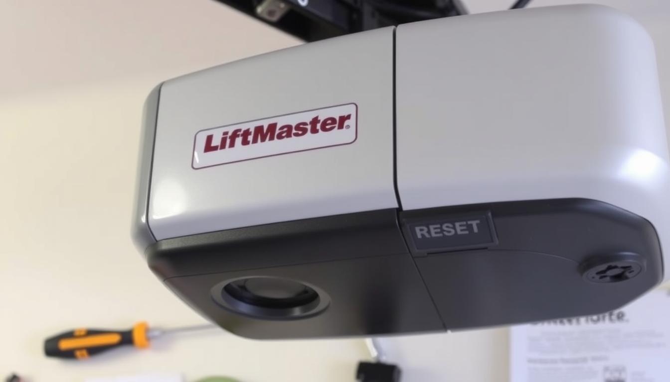 how to reset liftmaster garage door opener