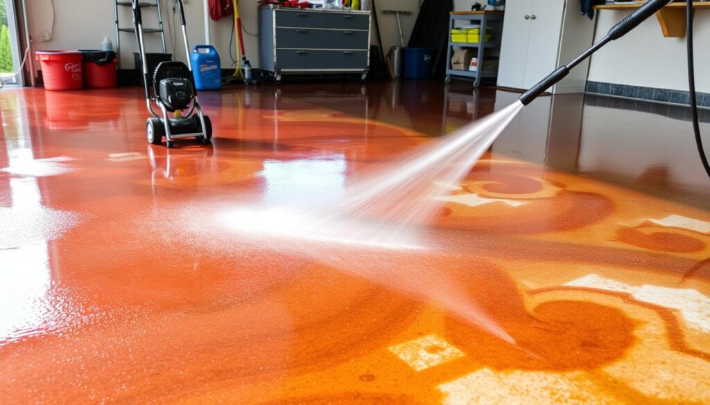 epoxy garage floor maintenance