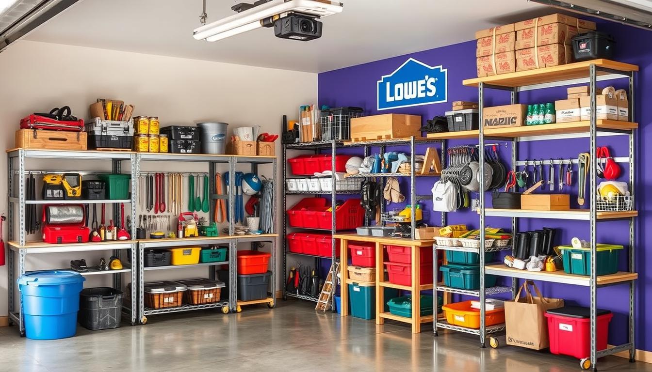 garage storage shelves at lowes