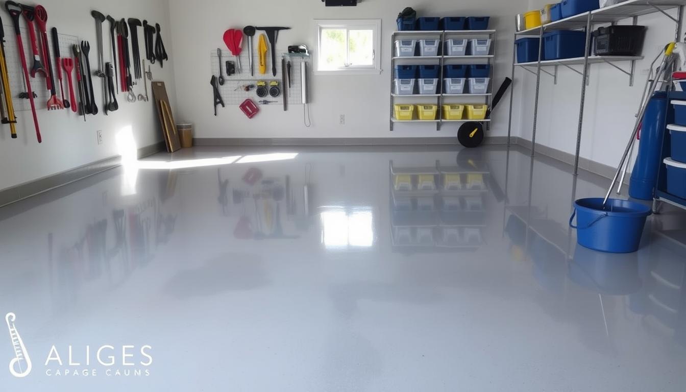 how clean garage floor