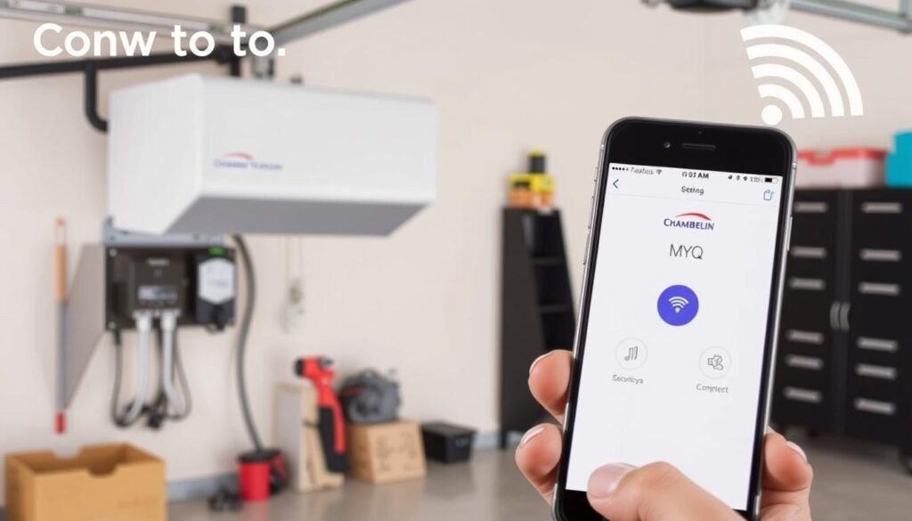 how to connect garage door opener