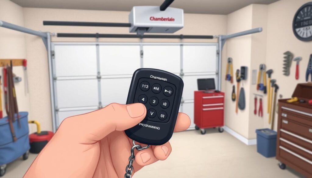 how to program garage door remote