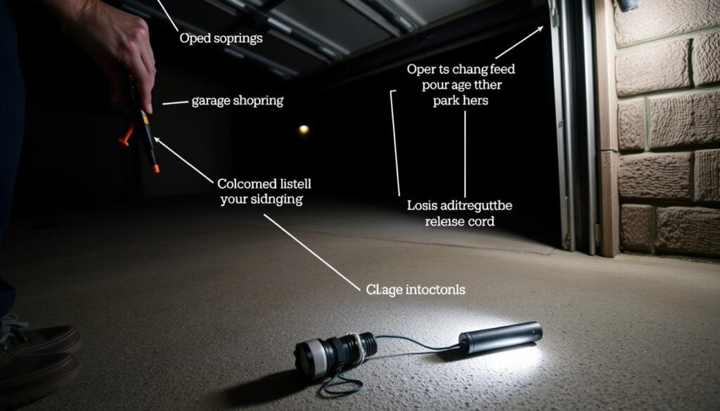 mistakes in manual garage door operation