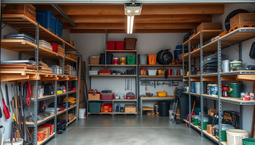 shelves for garage diy