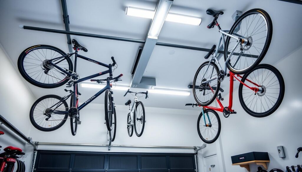 garage storage ideas bikes