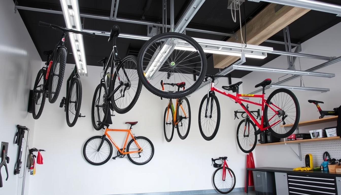 garage storage ideas bikes