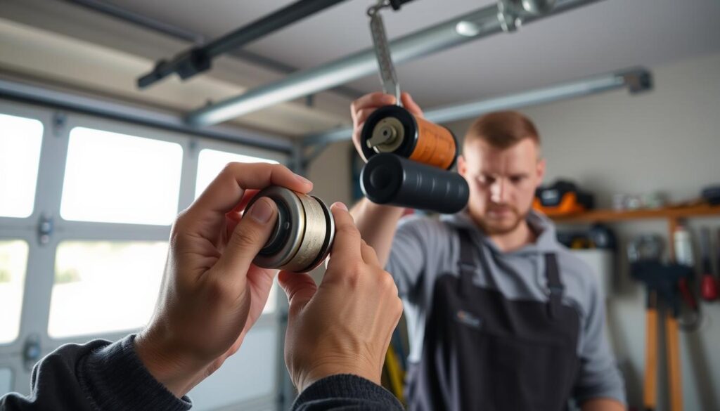 garage door roller replacement process